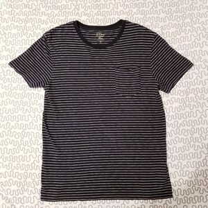 J. Crew Navy Striped T-Shirt